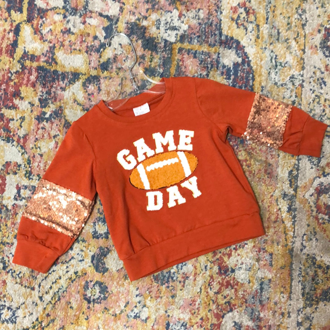 Girls Game Day Pullover