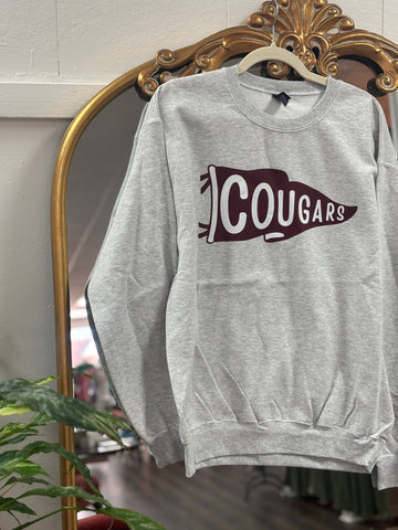 Cougars Pennant Sweatshirt