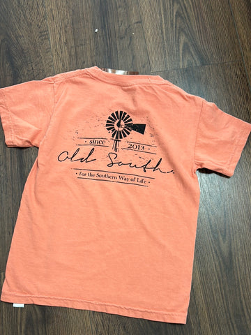 Old South Youth Worn Logo Tee