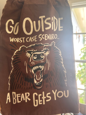 Tea Towel Go Outside