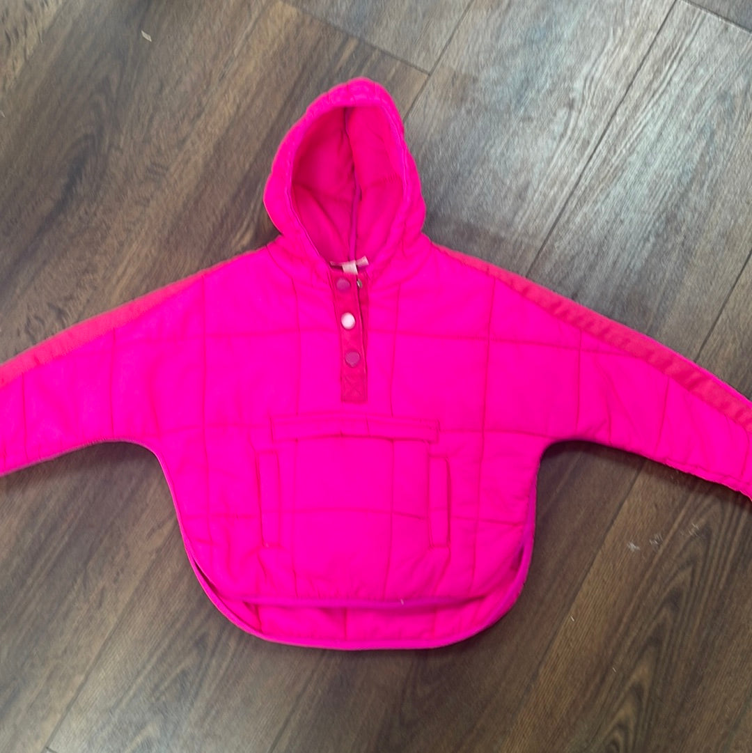 Girls Hot Pink Pullover