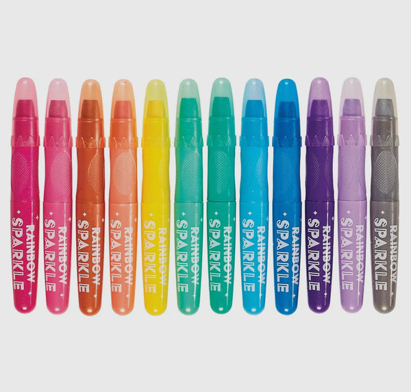 Rainbow Sparkle Gel Crayons