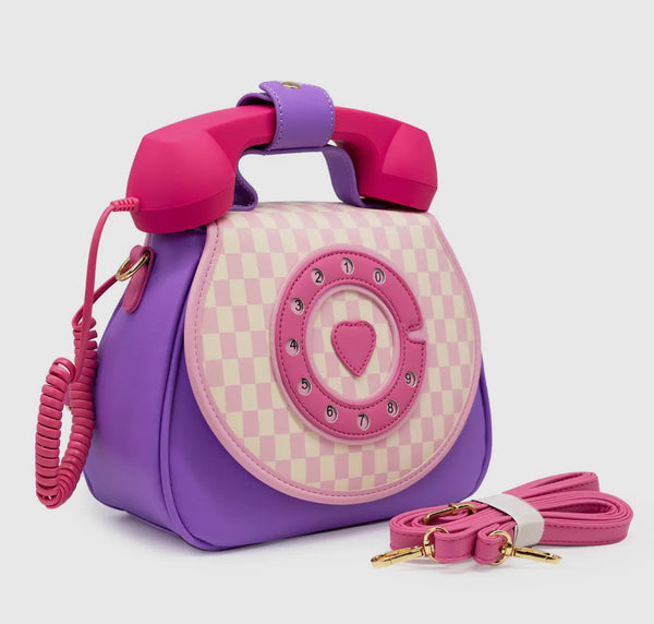 Printed Ring Ring Handbag