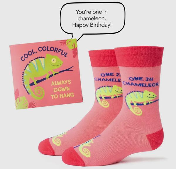 Kid’s Birthday Card Sock Set