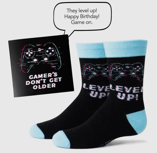Kid’s Birthday Card Sock Set