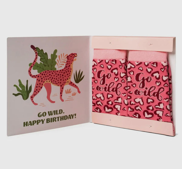 Kid’s Birthday Card Sock Set