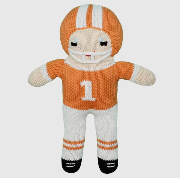 Football Player Knit Rattles