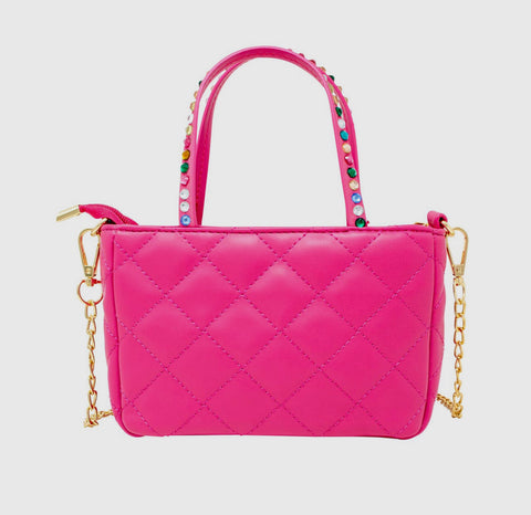 Girls Quilted Tote Bag