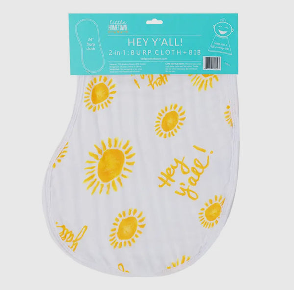 Tennessee 2-in-1 Burp Cloth