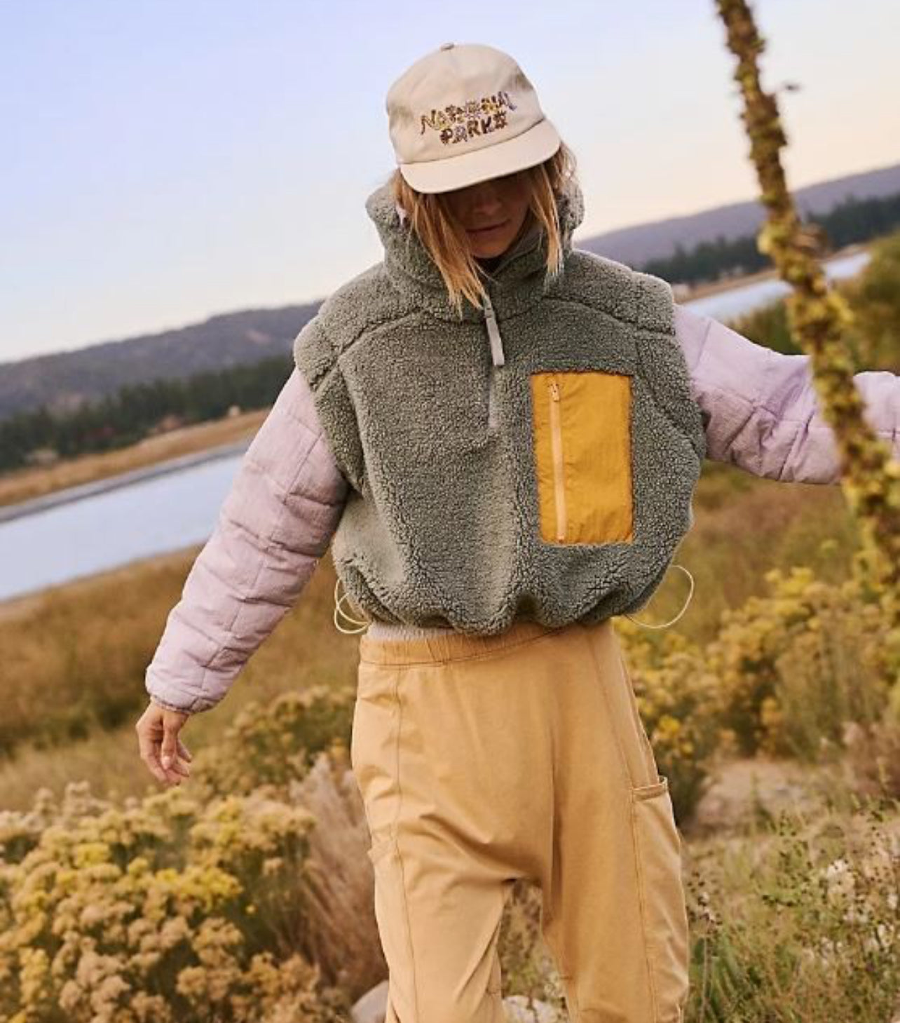 Toddler Sherpa Quilted Pull Over