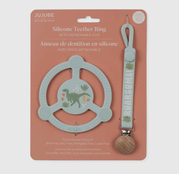 Silicone Teether and Clip