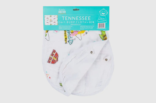 Tennessee 2-in-1 Burp Cloth