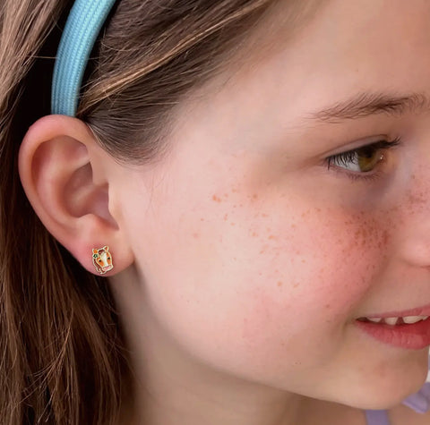 Girl Nation Stud Earrings