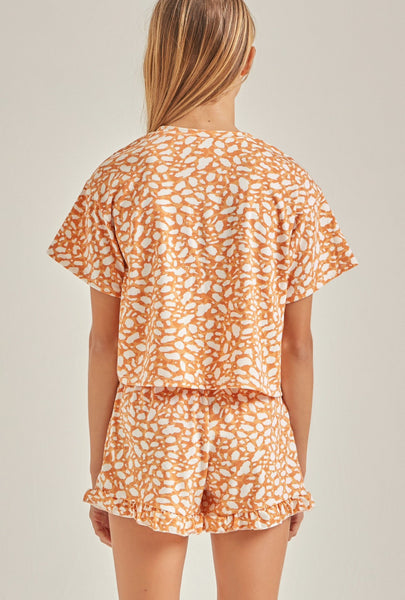 Girl’s Animal Print Set