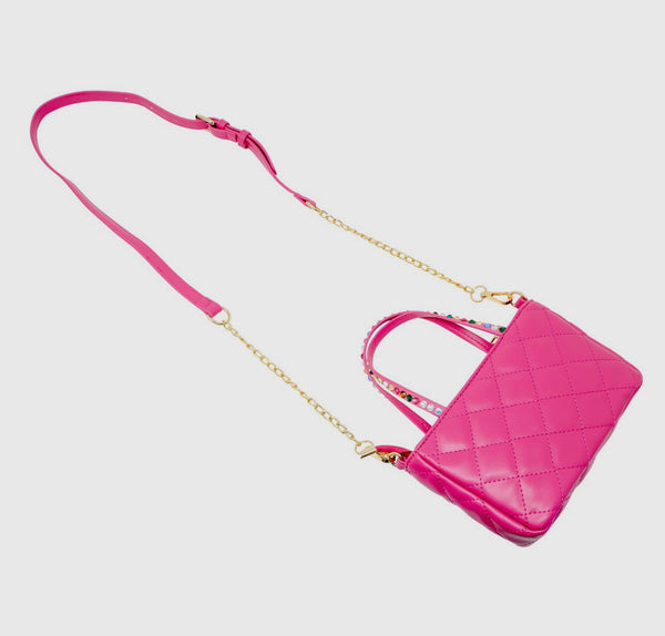 Girls Quilted Tote Bag