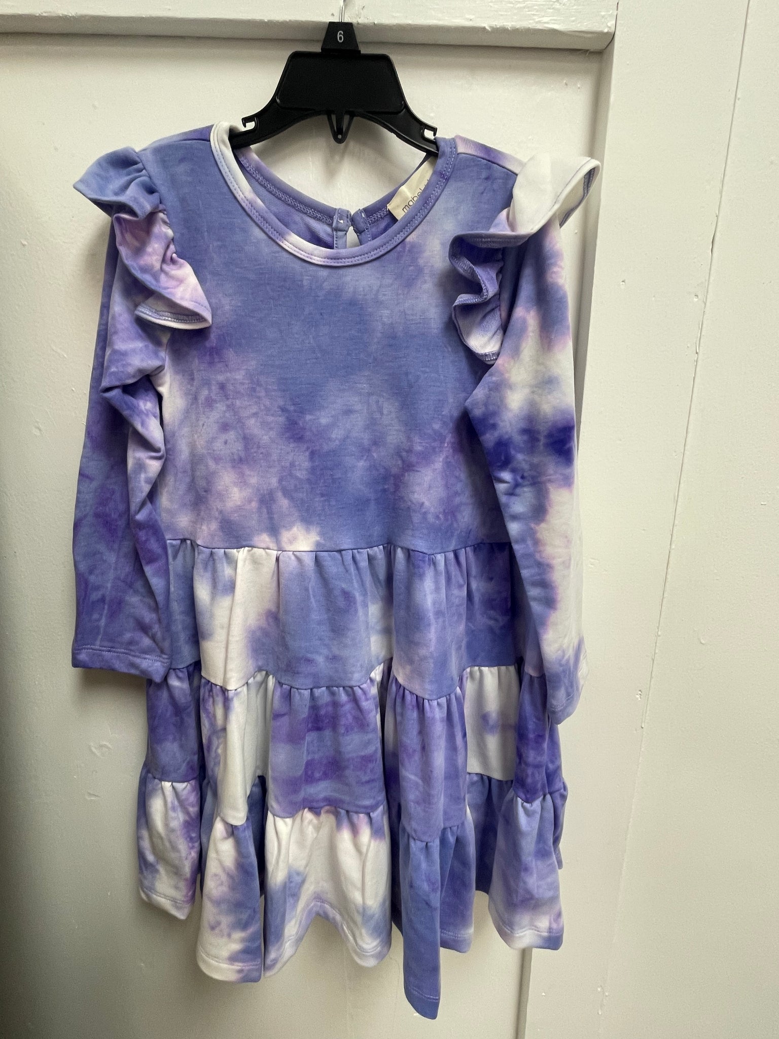 Girls Tie Dye Ruffle Dress