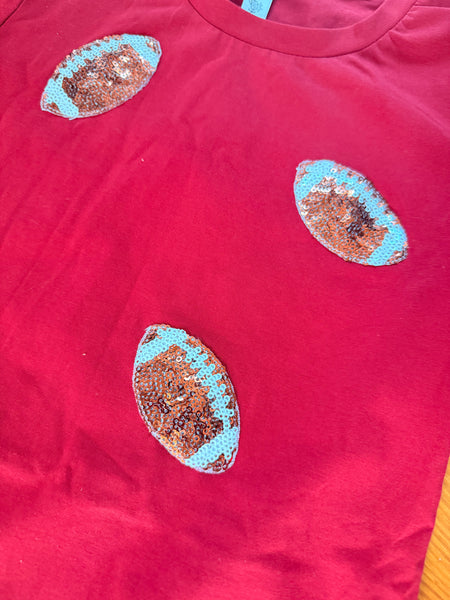 Girl’s Sequin Football Dress