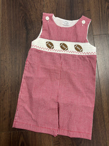 Boys Football Smocked Overalls