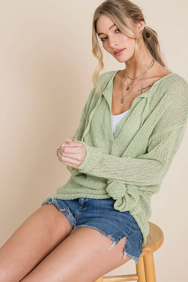 Lime Lightweight Sweater