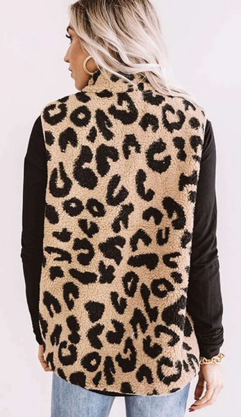 Leopard Vest