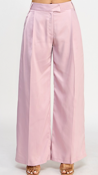 Satin Wide Leg Pants