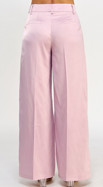 Satin Wide Leg Pants