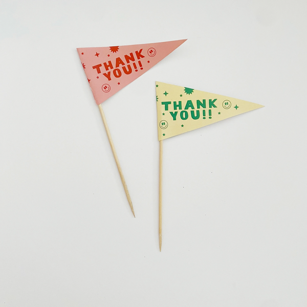 Thank-You Pendant Flag