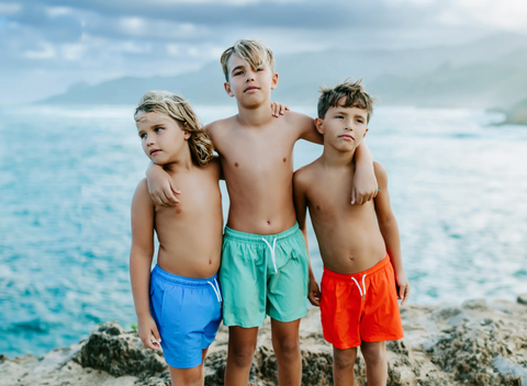 Boys Switch Waves Swim Trunks