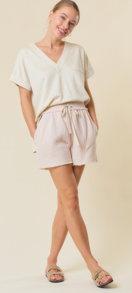 Cotton Gauze Shorts