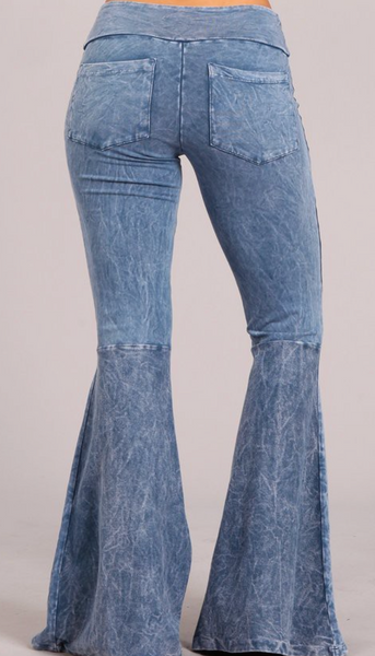 Mineral Wash Bell Bottoms