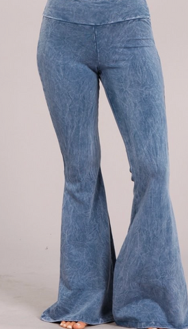 Mineral Wash Bell Bottoms
