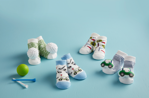 Golf Rattle Baby Socks
