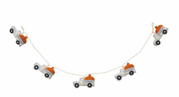 Pumpkin Truck Garland