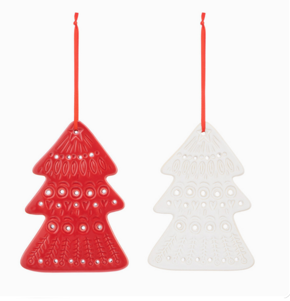 Tree Ceramic Ornaments