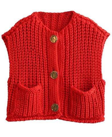 Knitted Sweater Vest