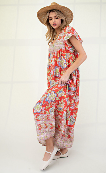 Coral Mumu Jumper