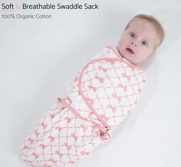 Beautiful Bows Baby Sleep Swaddle