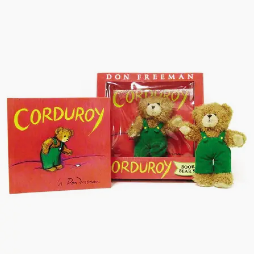 Corduroy Book + Bear