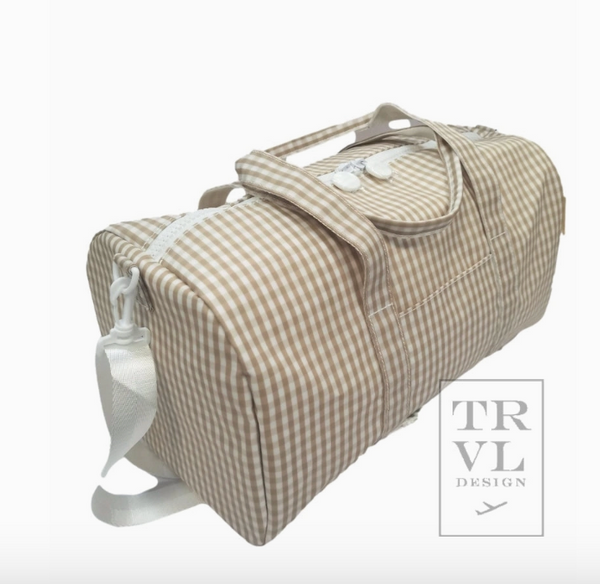 Weekender Duffel | Gingham Khaki