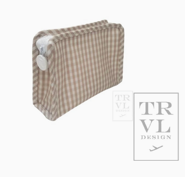 Roadie Small | Gingham Khaki