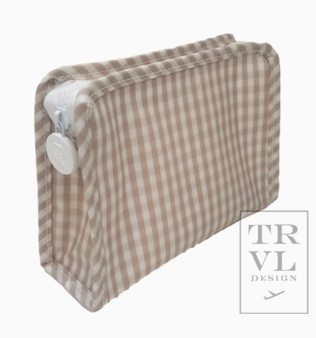 Roadie Small | Gingham Khaki