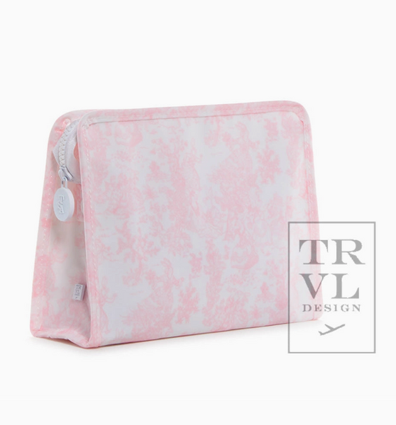 Roadie Medium | Bunny Toile Pink