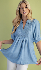 Julia Denim Top