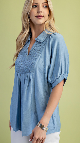Julia Denim Top