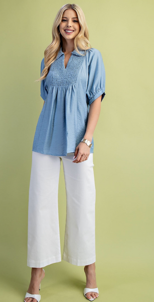 Julia Denim Top