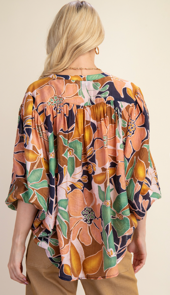 Mandarin Collar Top