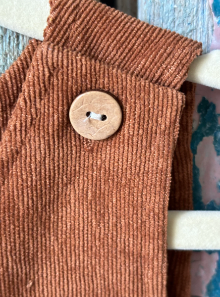 Corduroy Fall Boy Overalls
