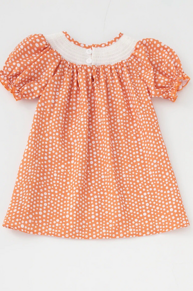 Thanksgiving Turkey Girls Smock Dress