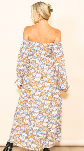 Elloh Smocked Maxi Dress