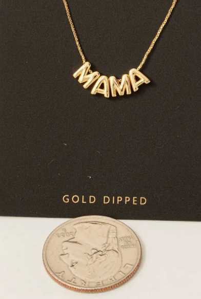 MAMA Gold Necklace